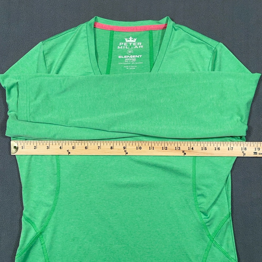 Peter Millar Element Green Performance Golf Shirt… - image 5